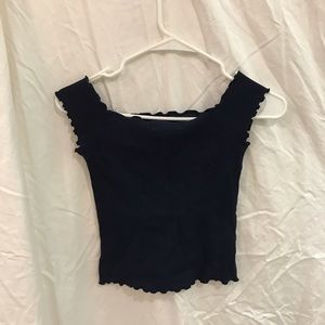 Aeropostale crop off the shoulder shirt